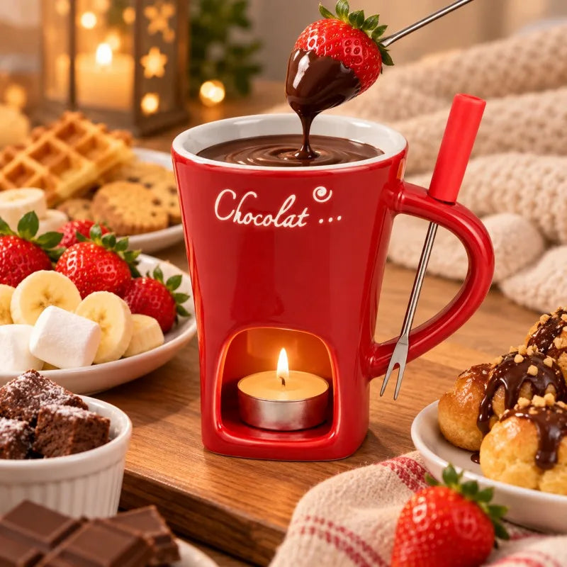 Tasse à fondue en céramique