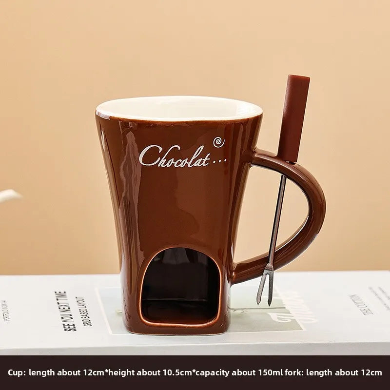 Tasse à fondue en céramique