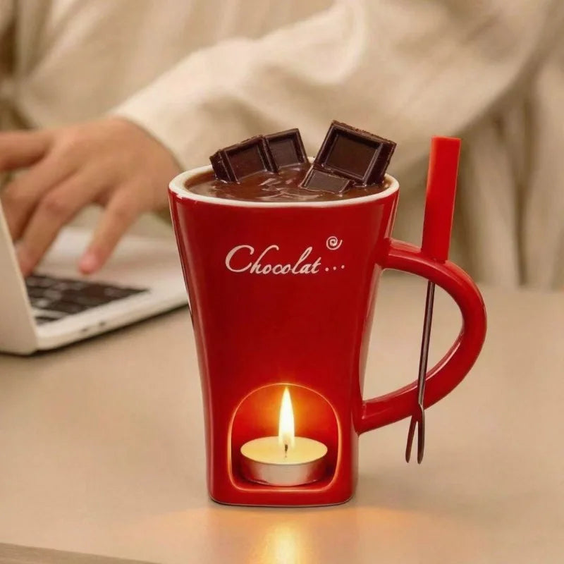 Tasse à fondue en céramique