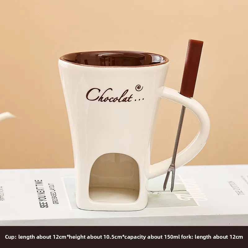 Tasse à fondue en céramique
