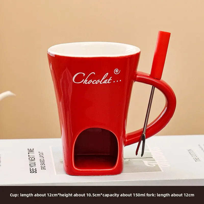 Tasse à fondue en céramique