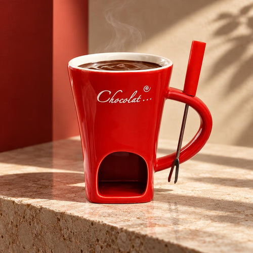 Tasse à fondue en céramique